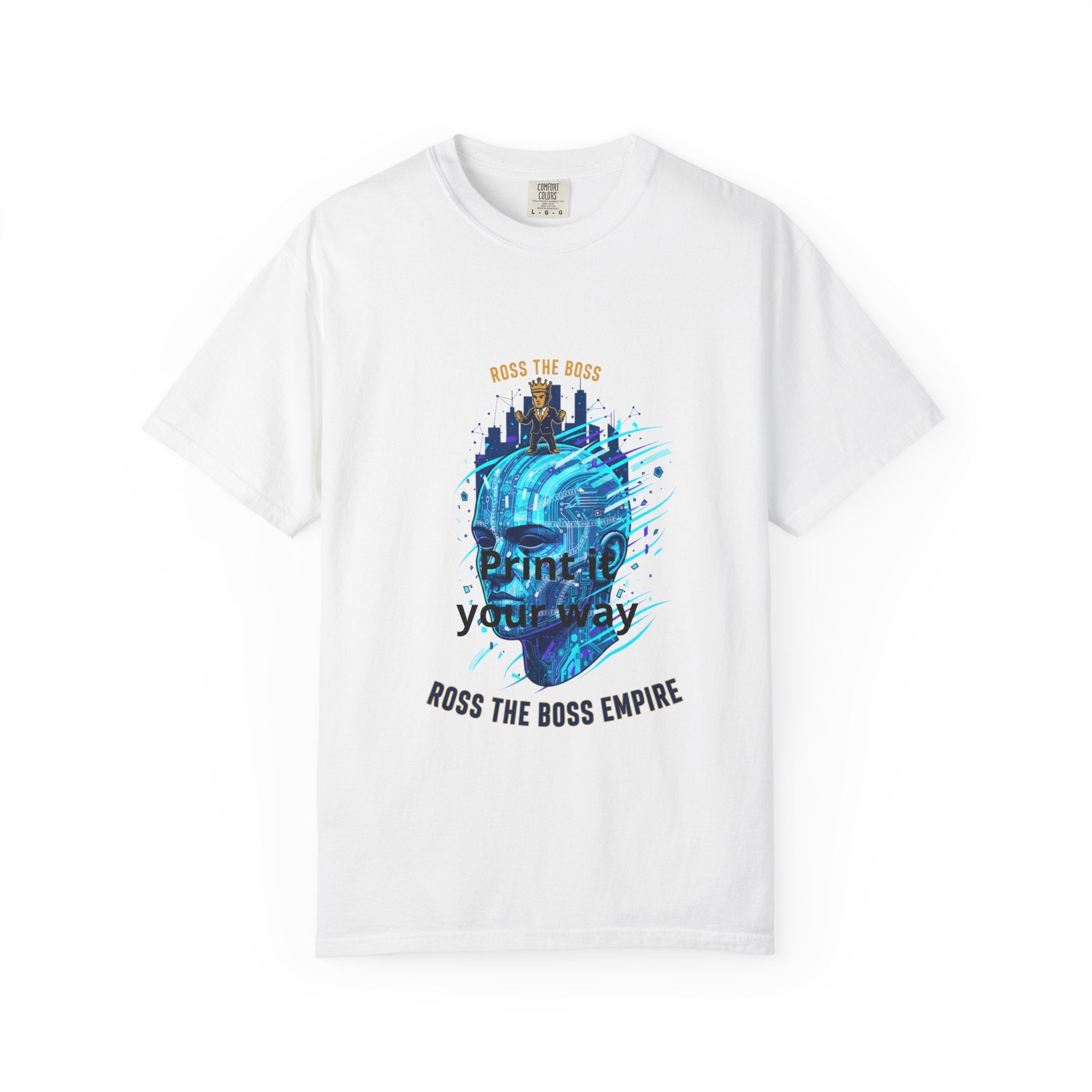 City Wave Graphic T-Shirt — "Ross The Boss Empire" Urban Surf Tee