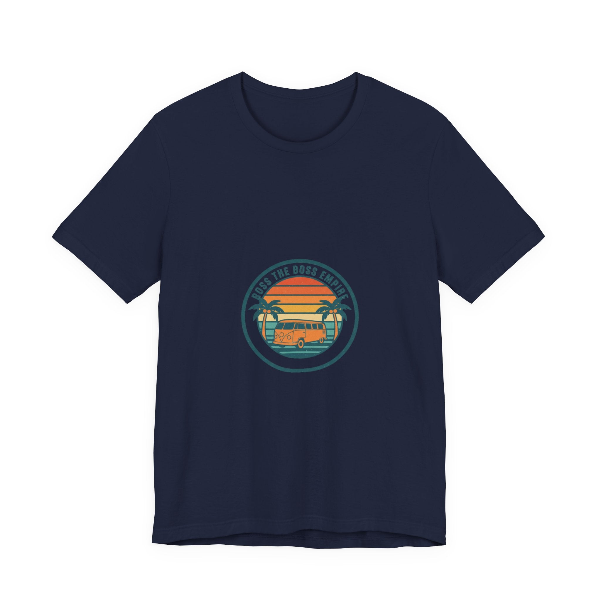 Retro Sunset Van Tee | 70s Sunset Shirt, Vintage Palm Postcard