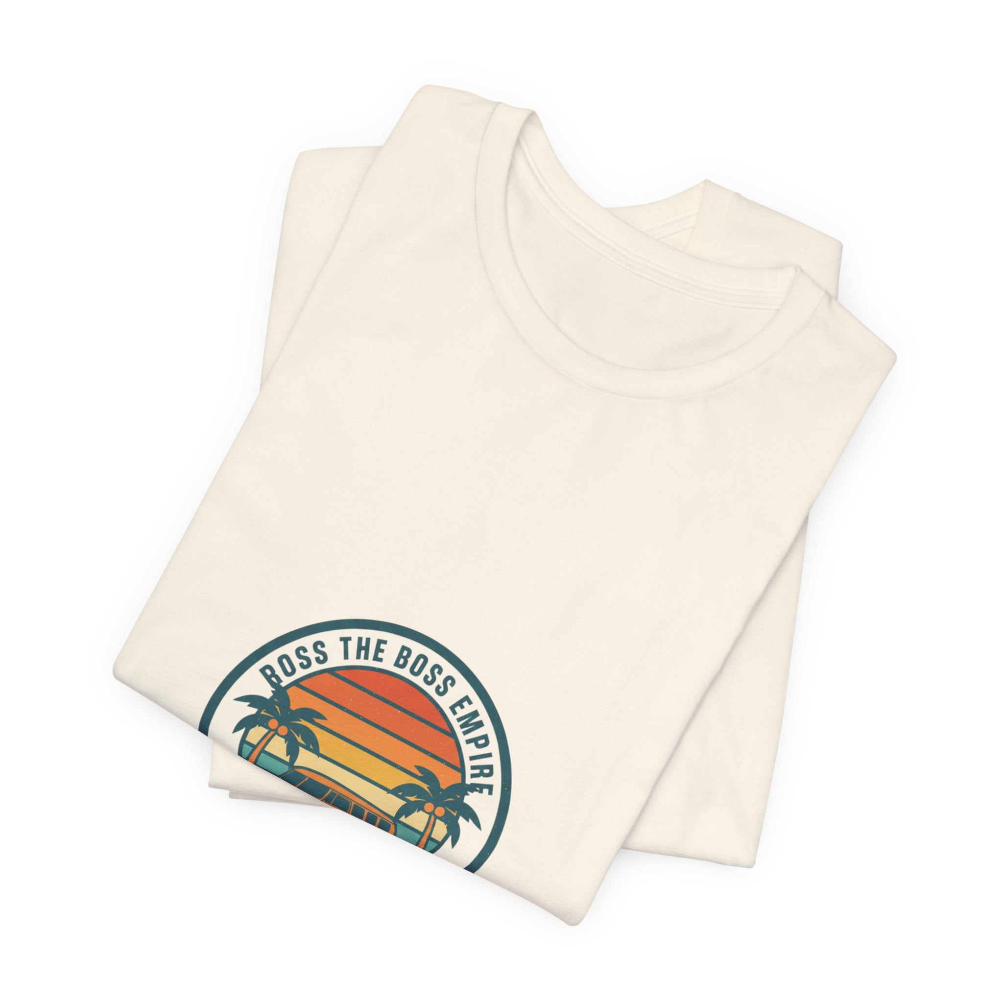 Retro Sunset Van Tee | 70s Sunset Shirt, Vintage Palm Postcard
