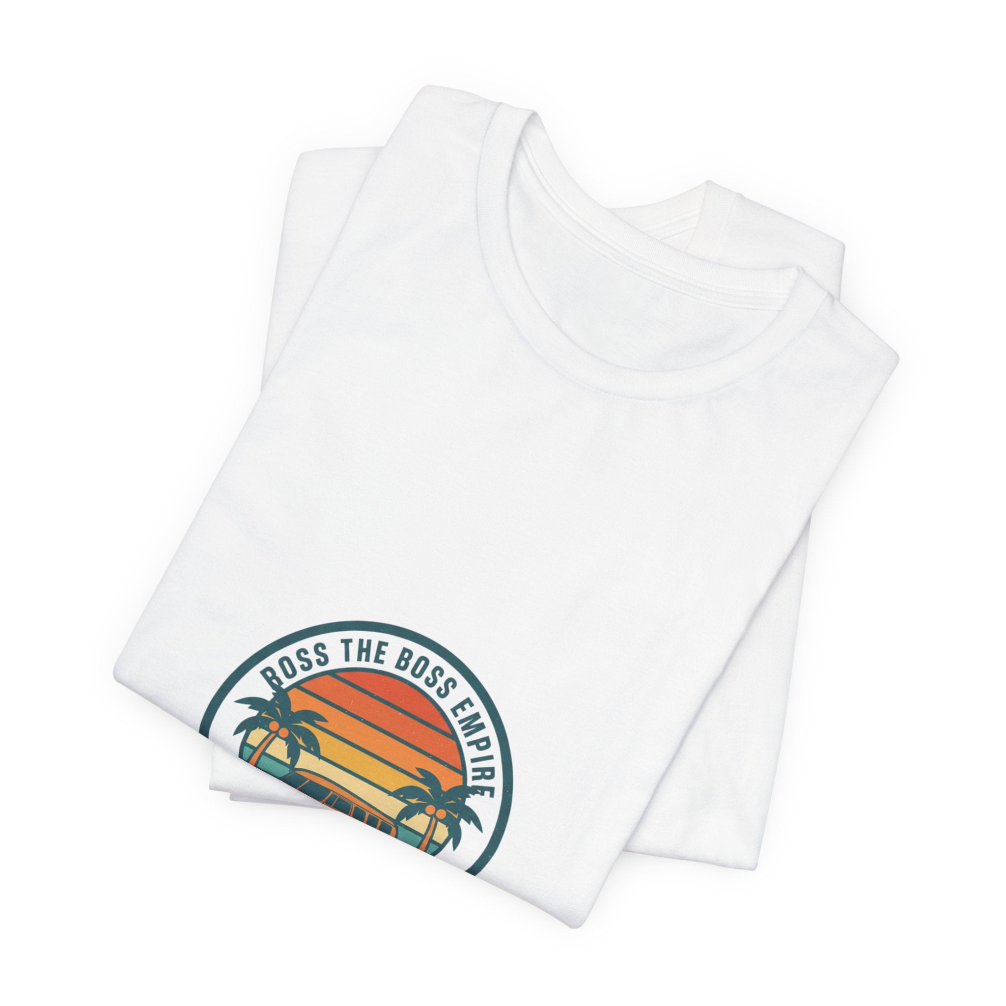 Retro Sunset Van Tee | 70s Sunset Shirt, Vintage Palm Postcard