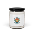 Golden Hour Sunset Candle | Retro 70s Palm Postcard Soy Candle