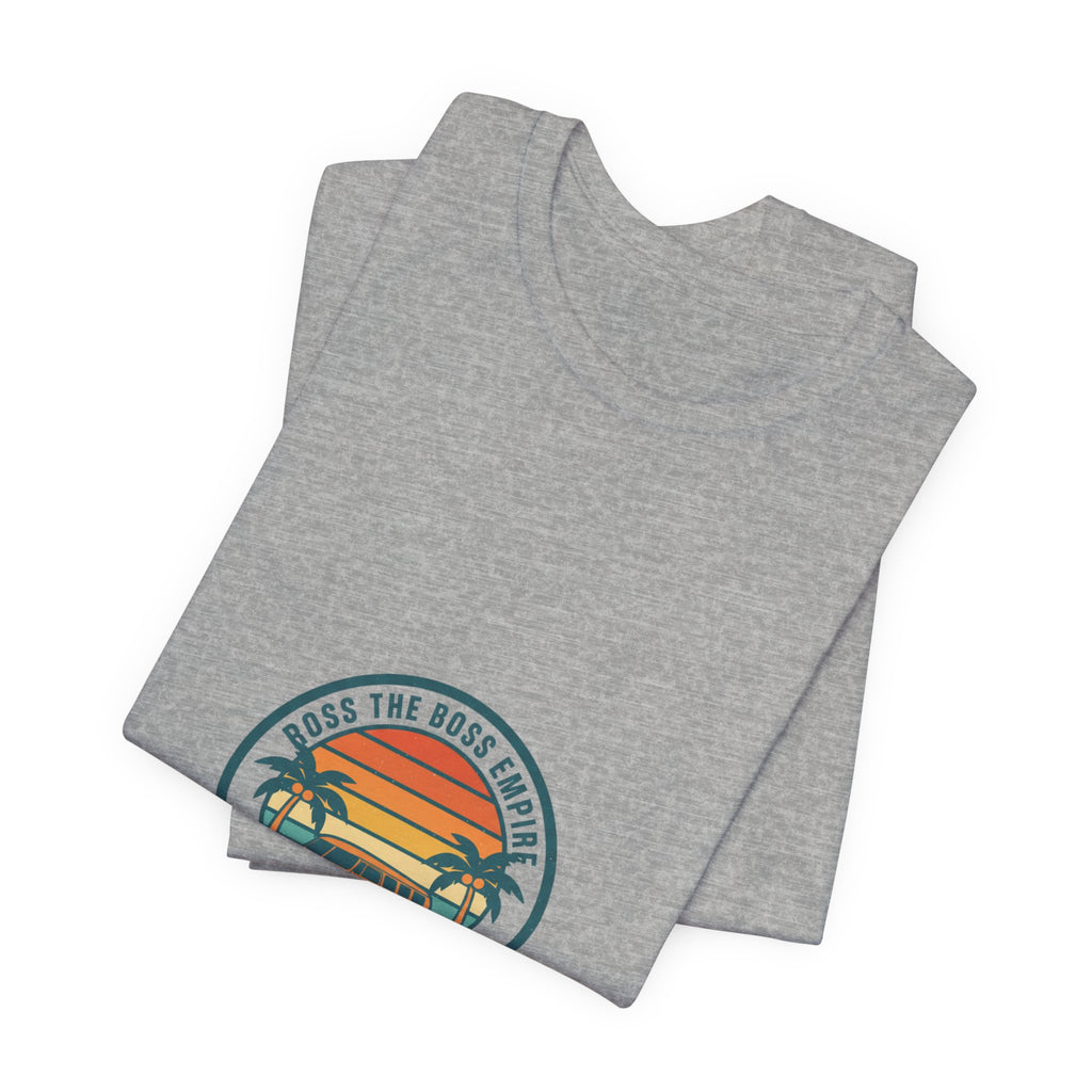 Retro Sunset Van Tee | 70s Sunset Shirt, Vintage Palm Postcard