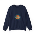70s Sunset Surf Graphic Sweatshirt | Retro Palm Golden Hour postcard design