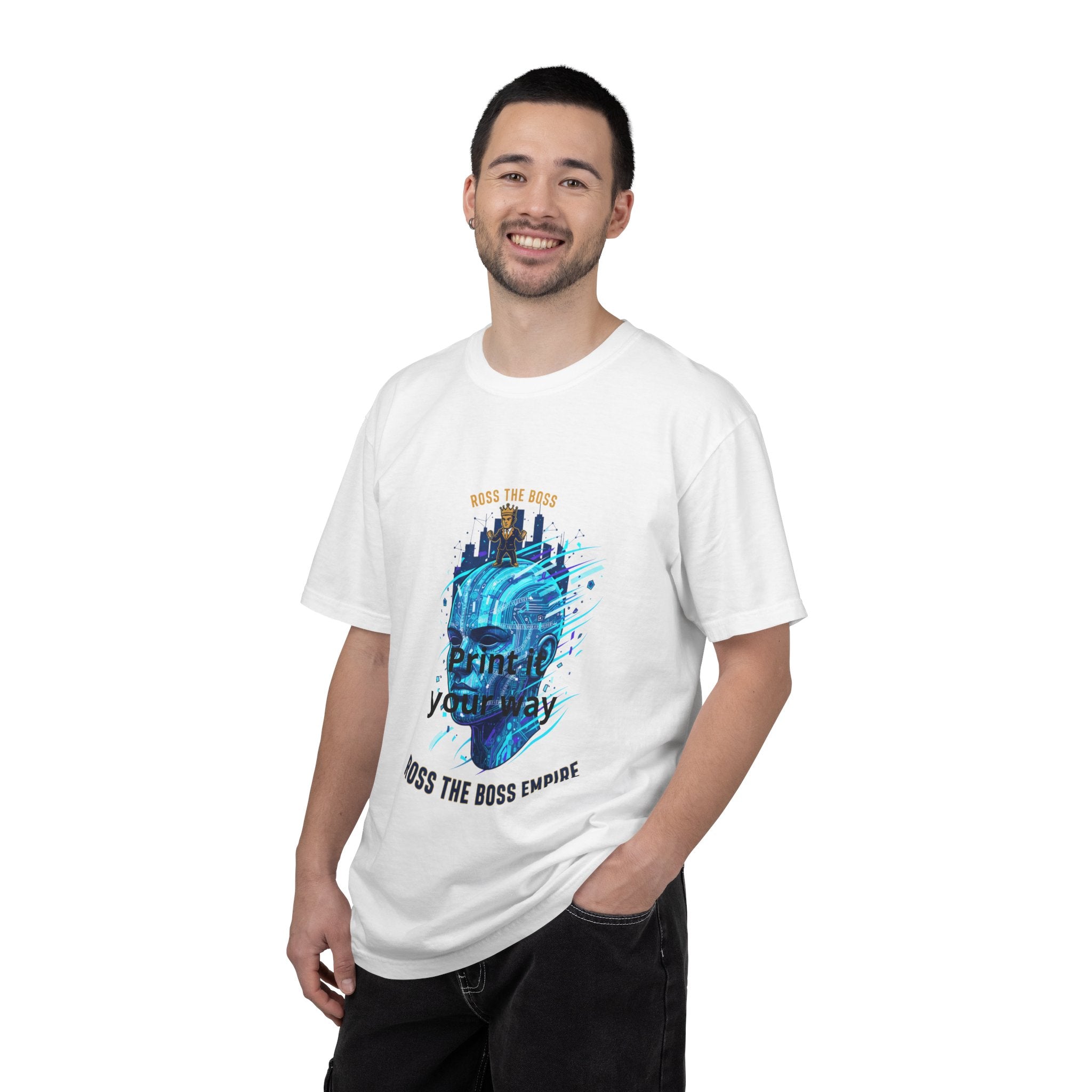 City Wave Graphic T-Shirt — "Ross The Boss Empire" Urban Surf Tee